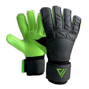 Guantes de Portero de Cuero Personalizables Más Vendidos con Correa Antideslizante Ajustable Hechos en Pakistán Colores y Logotipo Personalizados - Product Image 1