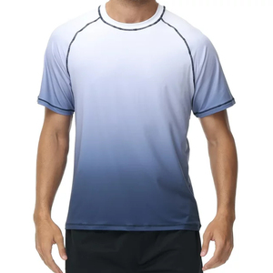 Rash Guard fabricant à manches courtes graphique complet Grappling Cropped Gym natation combat Rash Guard - Product Image 3