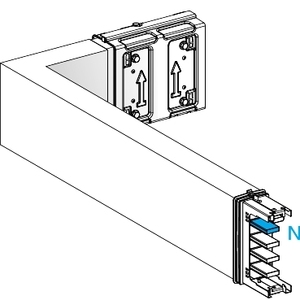 Raccordo a gomito Canalis KSA250DLL41A Schneider Electric, orientamento sinistro, segmento B, M-TO-M, 250A, per condotti - Product Image 1