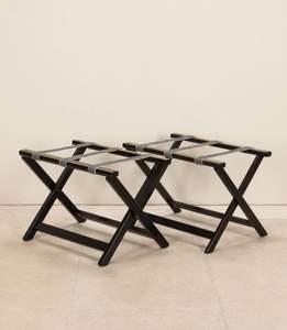 Porte-bagages décoratif en bois massif pour les auberges de charme avec un aspect classique et une finition lisse améliorant l'ambiance de la pièce - Product Image 3