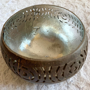 การออกแบบใหม่ล่าสุดในแบบฉบับแกะสลักกะลามะพร้าวชามเงินภายในแนวโน้มร้อนทำในเวียดนาม - Product Image 5