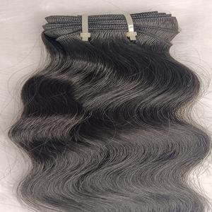 Extensiones de onda sin enredos Extensión de cabello humano de un solo donante para niñas y mujeres - Product Image 4