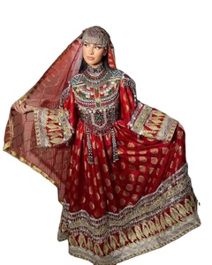 202t5 NOUVEAUX DESIGNS AFGHANI ROBES FEMME TAILLE ET COULEURS PERSONNALISÉES BRODERIE FAITE MAIN AFGHAN KUCHI VINTAGE ROBES POUR FEMMES - Product Image 1