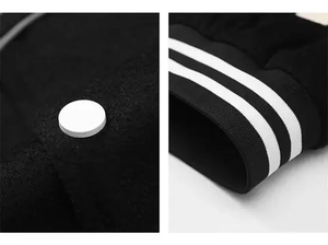 Chaquetas Varsity de Invierno de Lona y Felpa con Cuello Alto, Estilo Moderno y Personalizado, Gran Venta - Product Image 5