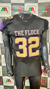 Maillot de football américain, maillot de supporter, broderie par sublimation, grande taille, véritable usine, photo réelle, usine de flag football - Product Image 2