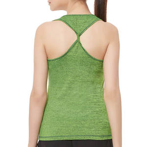 Camiseta sin mangas de mujer de diseño personalizado profesional de talla grande transpirable suelta Fitness patrón sólido camiseta sin mangas de verano - Product Image 4