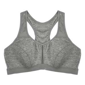 Sujetador deportivo corto sin espalda para mujer, diseño de tu propio logotipo, elegante, liso y suave, sujetador deportivo para mujer, entrenamiento para correr - Product Image 1