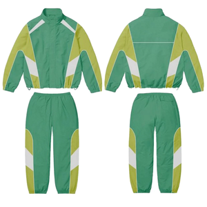 Men's Winter Hooded Windbreaker Tracksuit <b>Set</b> Lightweight Breathable Nylon <b>Waterproof</b> Quick Dry 2-Piece Streetwear Custom Logo - Product Image 3