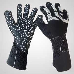 Gants de gardien de but de football en cuir très vendus, respirants, protection des doigts, antidérapants, légers, utilisation en extérieur, unisexe, crochet - Product Image 4