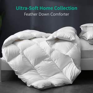 Couette en <span class=keywords><strong>duvet</strong></span> de plumes <span class=keywords><strong>d</strong></span>'<span class=keywords><strong>oie</strong></span> toutes saisons-100% coton biologique - Product Image 4