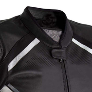 Nueva chaqueta de moto de cuero para hombres y equipo de protección para bolsillos con cremallera de moda - Product Image 3