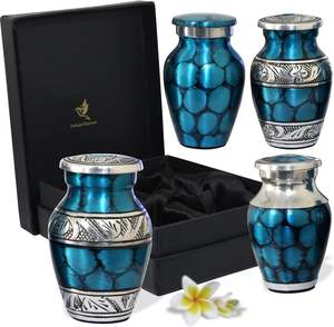 Urnas de cremación de mascotas de pata de alta calidad personalizadas de diseño moderno para almacenamiento de cenizas Urnas de cremación de mascotas de aluminio Premium - Product Image 3