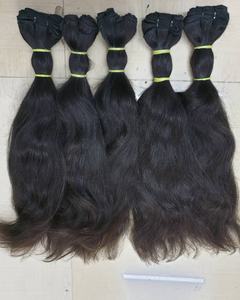 Vente en gros d'extensions de cheveux humains vierges indiens Remy 18 pouces paquets de cheveux bruts de temple Double trame prix d'usine - Product Image 6
