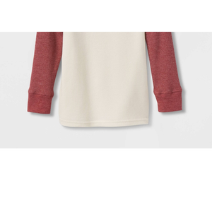 Maglietta a Maniche Lunghe in Cotone 100% Waffle per Bambini, Collo Tondo, Colore Bordeaux - Taglia 2T, Cat & Jack - Product Image 3