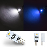 Éclairage d'ambiance LED générique bleu 12V DC, remplacement de l'éclairage intérieur de voiture, universel HYUGA (2 pièces), garantie 1 an