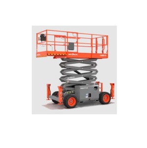 26 ft to 32 ft Rough Terrain Scissor Lift Electric/Hydraulic <b>Drive</b> 6 Ton Capacity Heavy Platform for Outdoor Use - Product Image 6