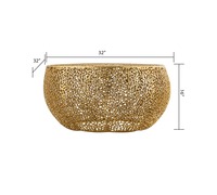 Mesa de Centro Moderna de Aluminio Fundido a Mano, Ecológica, de Metal Coral, para Sala de Estar, Muebles para el Hogar, de la Mejor Calidad, Venta al Por Mayor