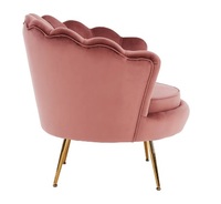 Fauteuil simple de luxe en or Offres Spéciales, pour salon, rose, bleu, marron, rouge, vert, gris foncé