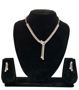 Elegante conjunto de diamantes D5305, joyería de moda Vintage clásica elegante para aniversarios y fiestas, gran idea de regalo, pendientes de collar - Product Image 3