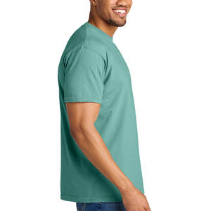 Bella + toile unisexe en gros 100% coton lourd couleur unie T-Shirt grande taille hommes à manches courtes coupe ajustée marque privée T-Shirt - Product Image 5