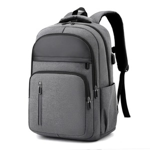 Sac à dos moderne extensible tendance pour hommes motif lambrissé personnalisé OEM charge USB matériau étanche poche antivol - Product Image 5