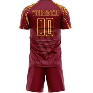 Conjunto de Uniforme de Fútbol Deportivo de Fabricante de Fábrica para Proveedor Directo de Fábrica, Uniformes de Fútbol de Ajuste Cómodo - Product Image 3