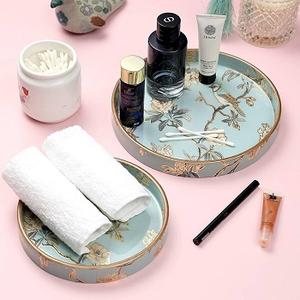 Latest Design Wood <b>Enamel</b> Printed Tray Oval Shape Home Kitchen Serving Tray MDF Printed Wooden Tray for Sale at Best Price &Bulk - Product Image 1