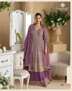 ชุดสูทย้อนยุคสำหรับผู้หญิงผ้าจอร์เจียแท้พร้อมการปักลาย - Product Image 3