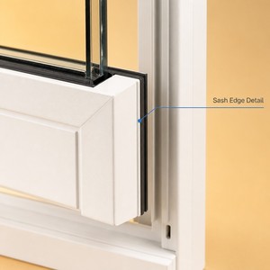 หน้าต่างบานเลื่อน UPVC พร้อมมุ้งลวด รางคู่ ลื่นไหล สำหรับบ้านในภูมิอากาศเขตร้อน - Product Image 5
