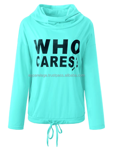 Nueva moda para mujer, jersey de manga larga sólido, Sudadera con capucha, Top deportivo con bolsillo frontal para Otoño e Invierno - Product Image 4