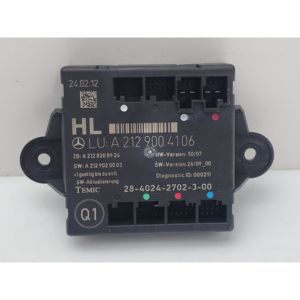 UNITÀ DI CONTROLLO PORTA POSTERIORE SINISTRA MERCEDES Classe E Berlina W212 A2129004106 (09>) - Product Image 1