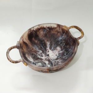 ชุดชามเต่าเรซิ่นปลอดสารพิษ 100% สำหรับอาหาร จำนวน 3 ใบ พร้อมหูจับถนัดมือ ผิวด้าน - Product Image 4