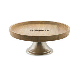 Three <b>Tier</b> Wooden <b>Cake</b> Stand Superior Quality handmade <b>Cake</b> Stand Round Shape Wooden <b>Cake</b> Stand - Product Image 3