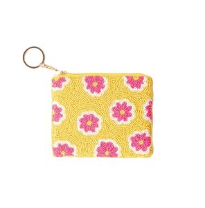 Monedero hecho a mano con cuentas de girasol con forro de tamaño personalizado bordado-para regalar con estilos de plantas y ángeles - Product Image 2