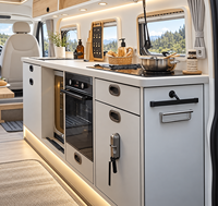 Armoire de réservoir d'eau tout en aluminium pour camping-car, aluminium alvéolé, rangement modulaire léger, mobilier étanche