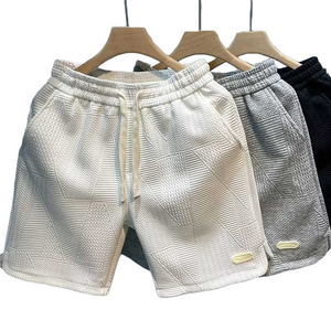 Venta al por mayor de verano, pantalones cortos Cargo holgados informales de talla grande para hombre, ropa de calle transpirable con patrón sólido para gimnasio personalizado y pantalones cortos para correr - Product Image 5