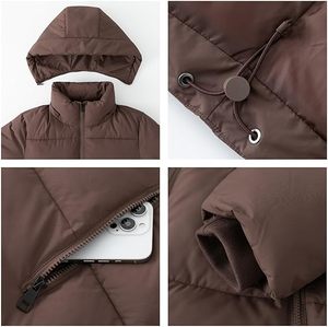 Oem Nouveau Veste chaude matelassée 2025 pour femmes Meilleure vente Veste chaude d'hiver pour hommes personnalisée Nouvel article Veste chaude matelassée pour femmes - Product Image 2