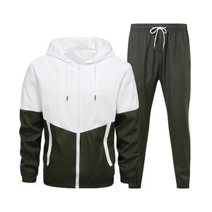 Survêtements de sport de marque survêtements de jogging d'entraînement pour hommes avec fermeture éclair survêtement en nylon coupe-vent en polyester vente en gros - Product Image 5