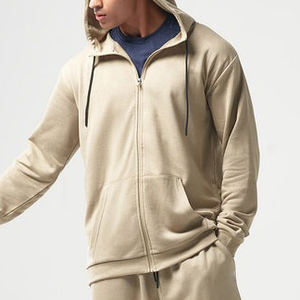 Sweat à capuche en coton avec logo personnalisé de haute qualité pour hommes fermeture éclair complète avec motif imprimé prix de gros raisonnable - Product Image 2