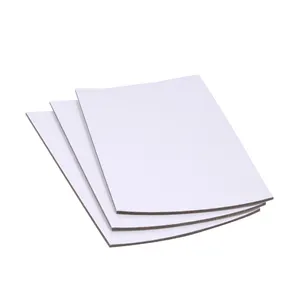 양면 흰색 뒷면 종이 보드 시트 골판지 판지 상자 인쇄 C2S 카드 그레이 칩 양면 보드 용지