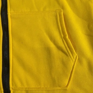 Sudaderas con Capucha de Diseño Nuevo y Moderno en Amarillo, Hechas a Medida para Hombre, 100% Algodón, Protección Solar, con Capucha y Gafas, Unisex - Product Image 3
