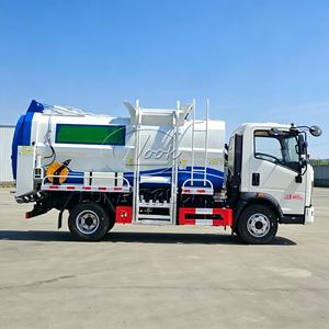 Camión de Basura para Alimentos Sinotruk How de 8m³ con Elevación Hidráulica, Directo de Fábrica - Product Image 5