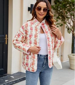 Chaqueta Corta Acolchada de Invierno de Manga Larga, Gruesa, con Cierre, Diseño de Abrigo Acolchado, Transpirable, Impermeable, Reversible - Product Image 2