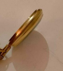 Reloj de bolsillo de latón de 2 \ "estilo antiguo americano náutico vintage, relojes de metal coleccionables de movimiento de cuarzo - Product Image 2