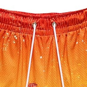 Pantalones cortos de entrepierna de 5 pulgadas para hombre, pantalones cortos de entrenamiento de gran tamaño con logotipo personalizado de Color sólido Dry Fit, pantalones cortos atléticos para hombre fabricados por Dress Sports - Product Image 2