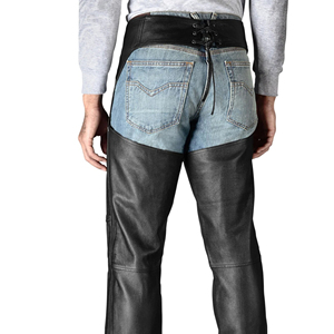 Meilleur prix de vente, cuir noir, équitation anglaise, style anglais, chaps de haute qualité, taille 5XL, prix bas, compétition, fermeture éclair, bouton - Product Image 3