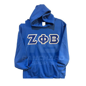 Sudadera con Capucha de Manga Larga para Hombre, Personalizada con Letras Griegas, 100% Algodón, Ropa de Invierno para el Campus, Venta al Por Mayor - Product Image 1