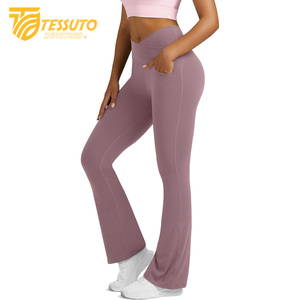 Pantalones cortos para correr de cintura alta de verano de algodón/poliéster para mujer, pantalones deportivos de Yoga con forro interior de secado rápido - Product Image 2