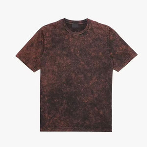 Ropa de calle informal de fabricante para hombre, Camiseta de algodón 100%, transpirable, suave, de gran tamaño, ligero, sólido, 200 gramos - Product Image 1