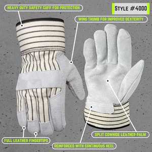 Control antideslizante para uso de maquinaria pesada Guantes DE TRABAJO Protección resistente a la intemperie para trabajo al aire libre Guantes DE TRABAJO - Product Image 3